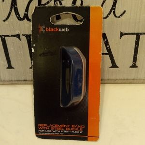 Replacement band with steel buckle